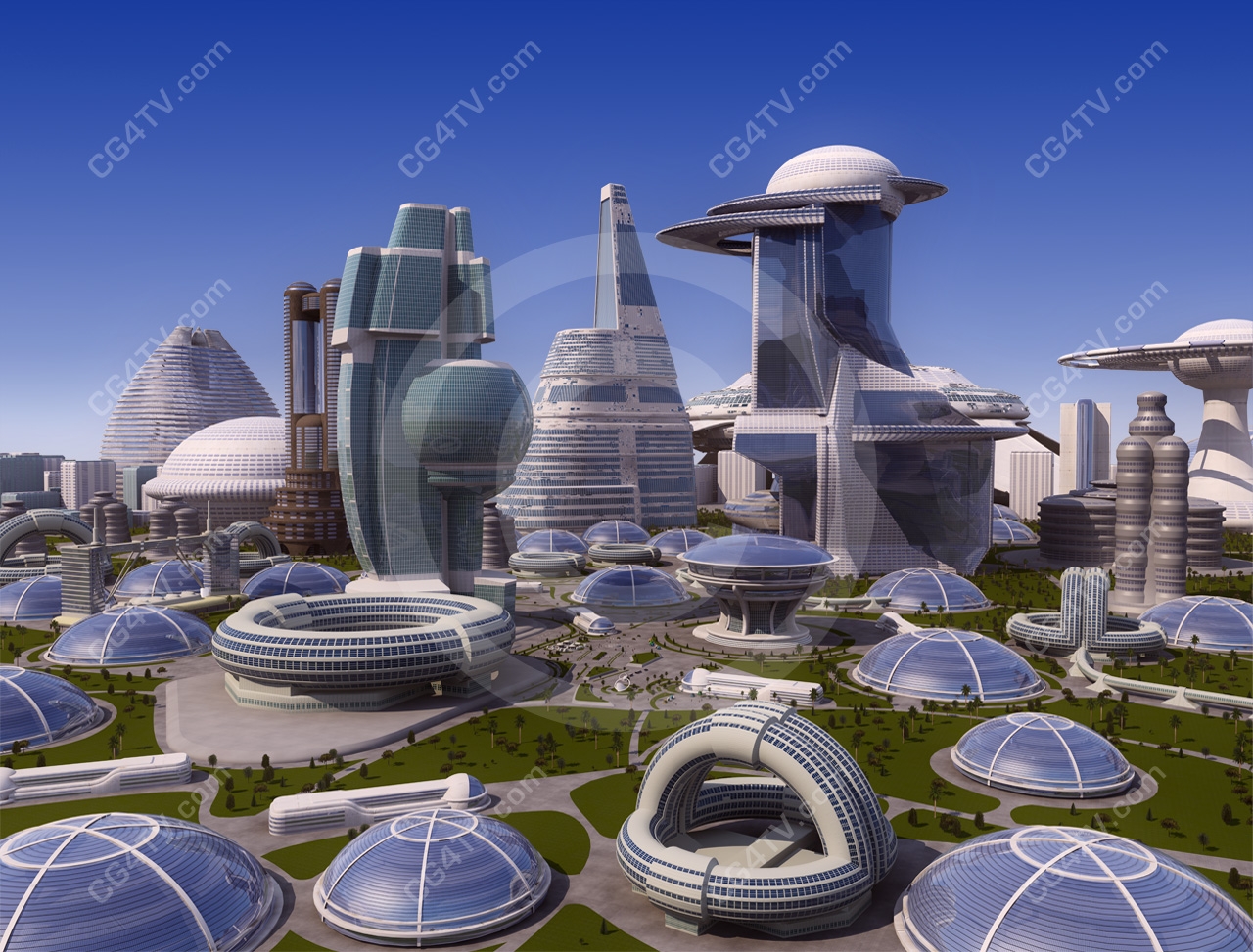 futuristics buildings