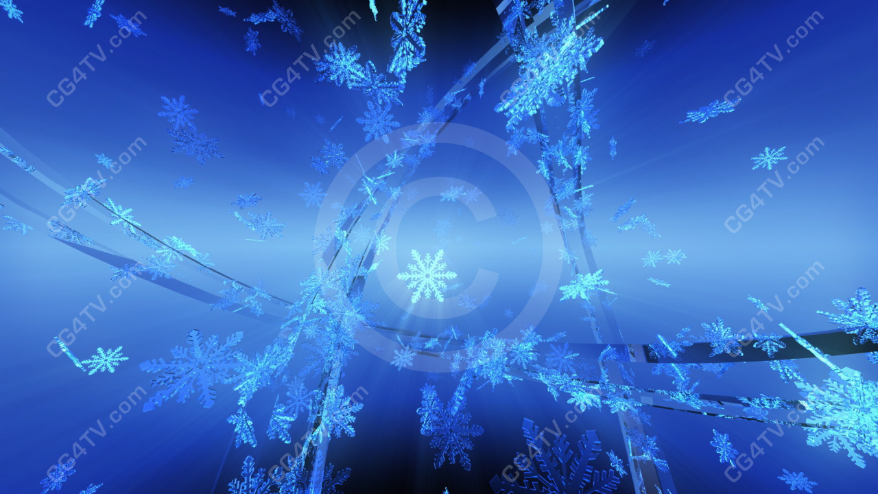 Animated Snowing Background