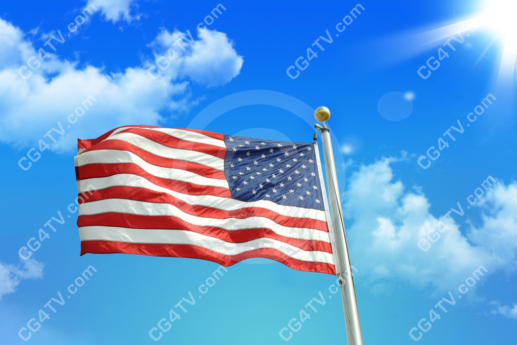 american flag waving. American Flag Photo .