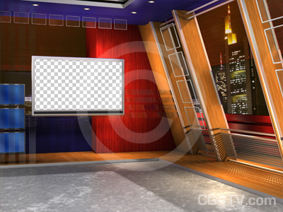 virtual news studio background preview