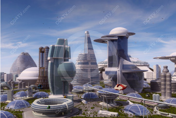 Future City Design High Resolution Image