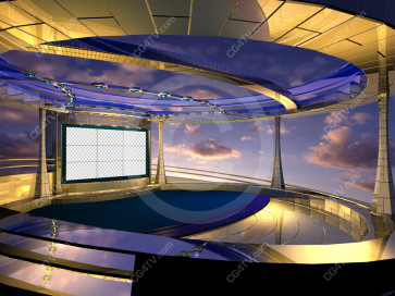 Situation Room Virtual Set  Camera 8 high resolution