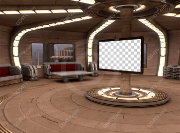 Future City Interior Background -- Camera 