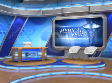 Medical News Virtual Set