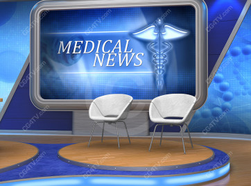 Medical News Virtual Set -- Camera 5