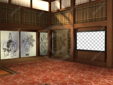 Oriental Virtual Background