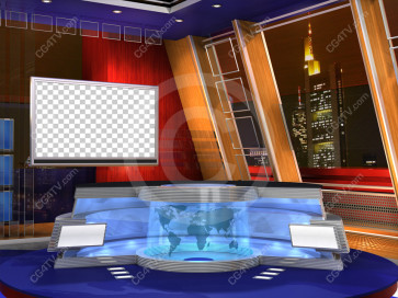 Camera 2. US Colors Virtual News Set