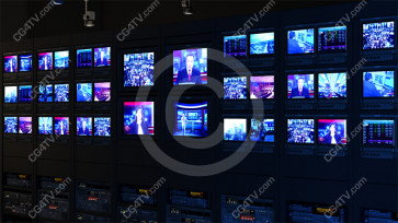 Virtual News Set Background -- Camera 2