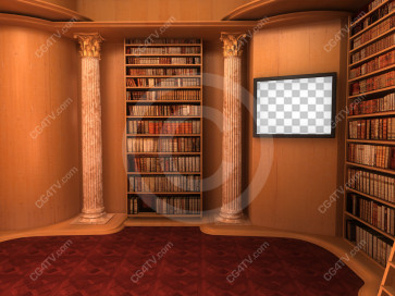 Library Virtual Set -- C6 high resolution