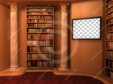 Library Virtual Set -- C7 high resolution