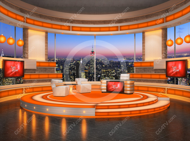 News Virtual Set