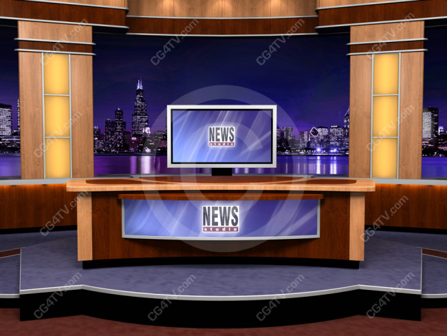 Free Newsroom Background Stock photo, virtual studio special ...