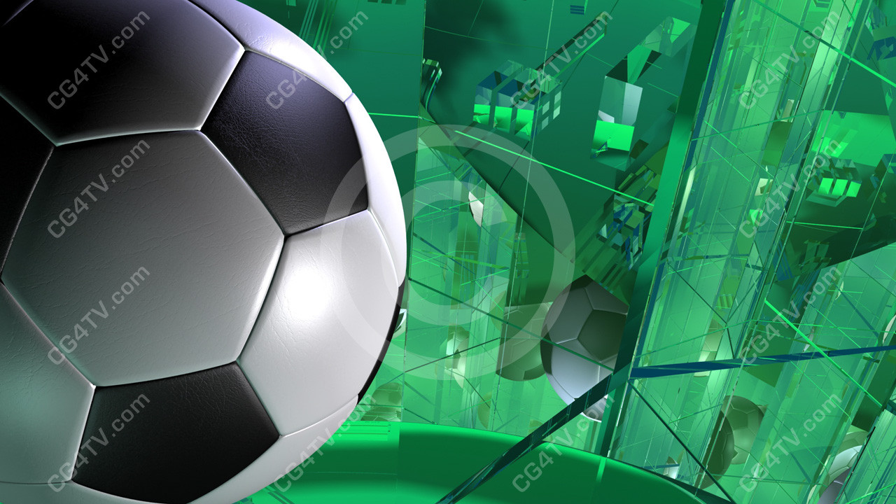 Football And Soccer Background Animation