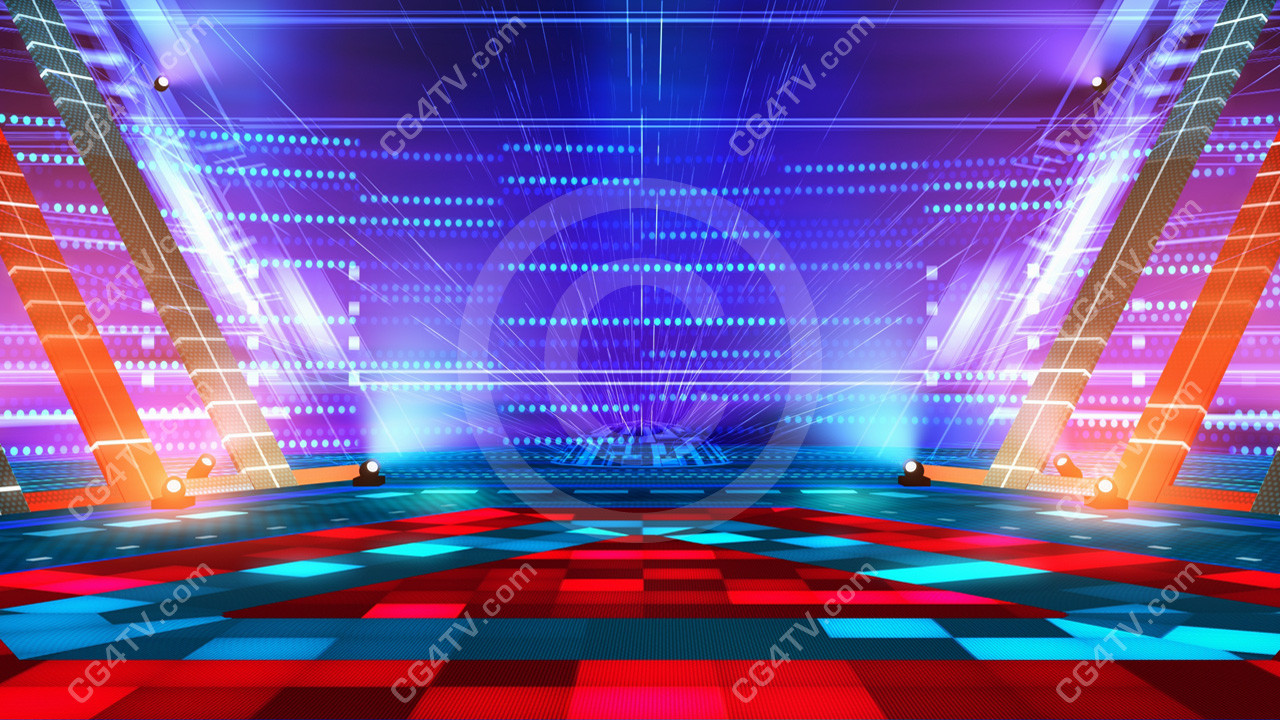 Dance Stage Virtual Set -- Camera 2