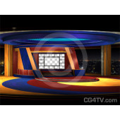 Multi Screen News Set -- Camera 1b