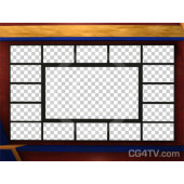 Multi Screen News Set -- Camera 8b