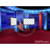 Political News Virtual Set Camera 10