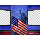 Political News Virtual Set Camera 11