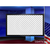 Political News Virtual Set Camera 6
