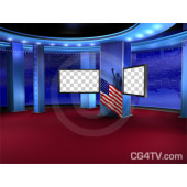 Political News Virtual Set Camera 9