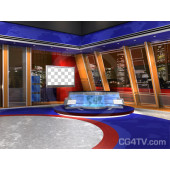 Camera 1. US Colors Virtual News Set