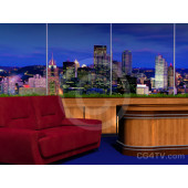 Classic Talk Show Virtual Set -- Camera 5