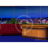 Classic Talk Show Virtual Set -- Camera 6