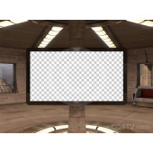 Future City Interior Background -- Camera 1