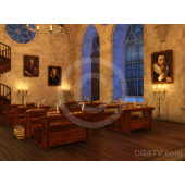 School of Magic Virtual Set -- Camera 4