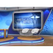 Medical News Virtual Set -- Camera 10