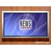 News Virtual Studio Set for two anchors -- Camera 9