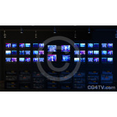 Virtual News Set Background -- Camera 1