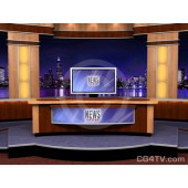 Virtual Newsroom for Two Hosts -- Camera 2