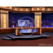 Virtual Newsroom for Two Hosts -- Camera 3