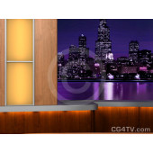 Virtual Newsroom for Two Hosts -- Camera 5