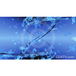 Abstract Snowflakes Image