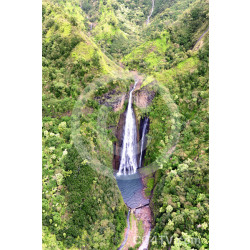 Waterfall in Hawaii Photo