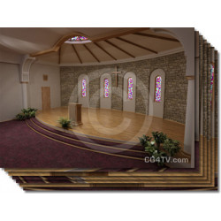 Church Virtual Set