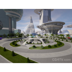 Future City Virtual Set -- Camera 1