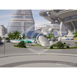 Future City Virtual Set -- Camera 4
