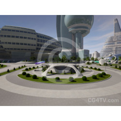 Future City Background -- Camera 9