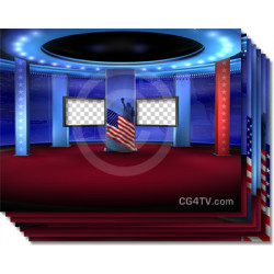 Presidential Virtual Election News Set