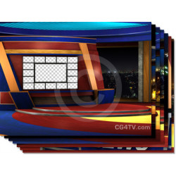 Virtual News Set Multi Screen