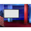 Political News Virtual Set -- Camera 3