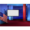 Political News Virtual Set -- Camera 4