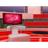 Talk Show Virtual Set Red -- Camera 7