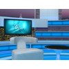 Talk Show Virtual Set Turquoise -- Camera 7
