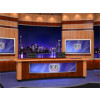 News Virtual Studio Set for two anchors -- Camera 7