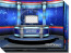 Sport News Studio Set Blue