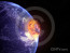 Asteroid Impacts Earth Image